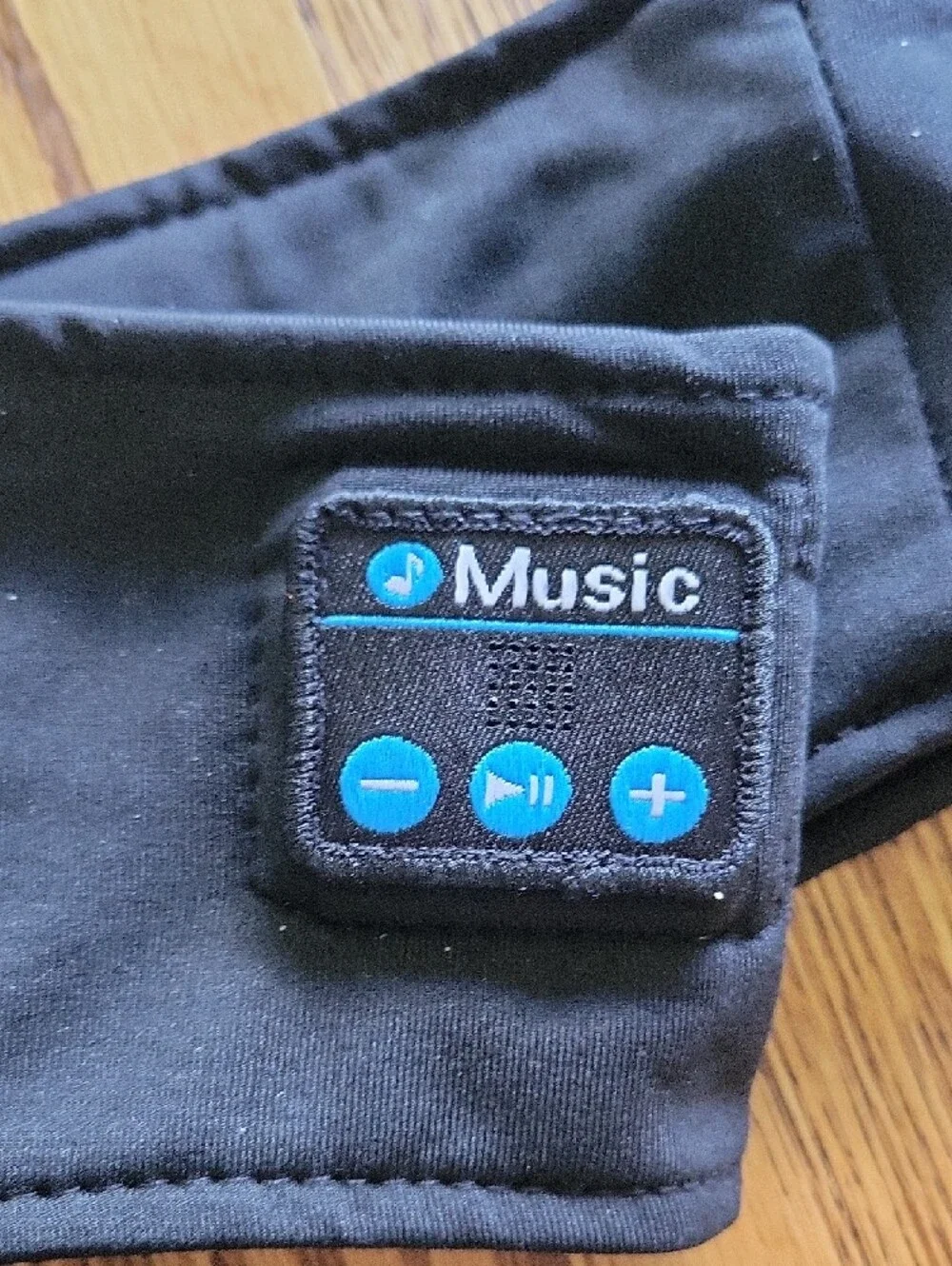 Wireless Music Headset - Black Fabric Bluetooth Headband